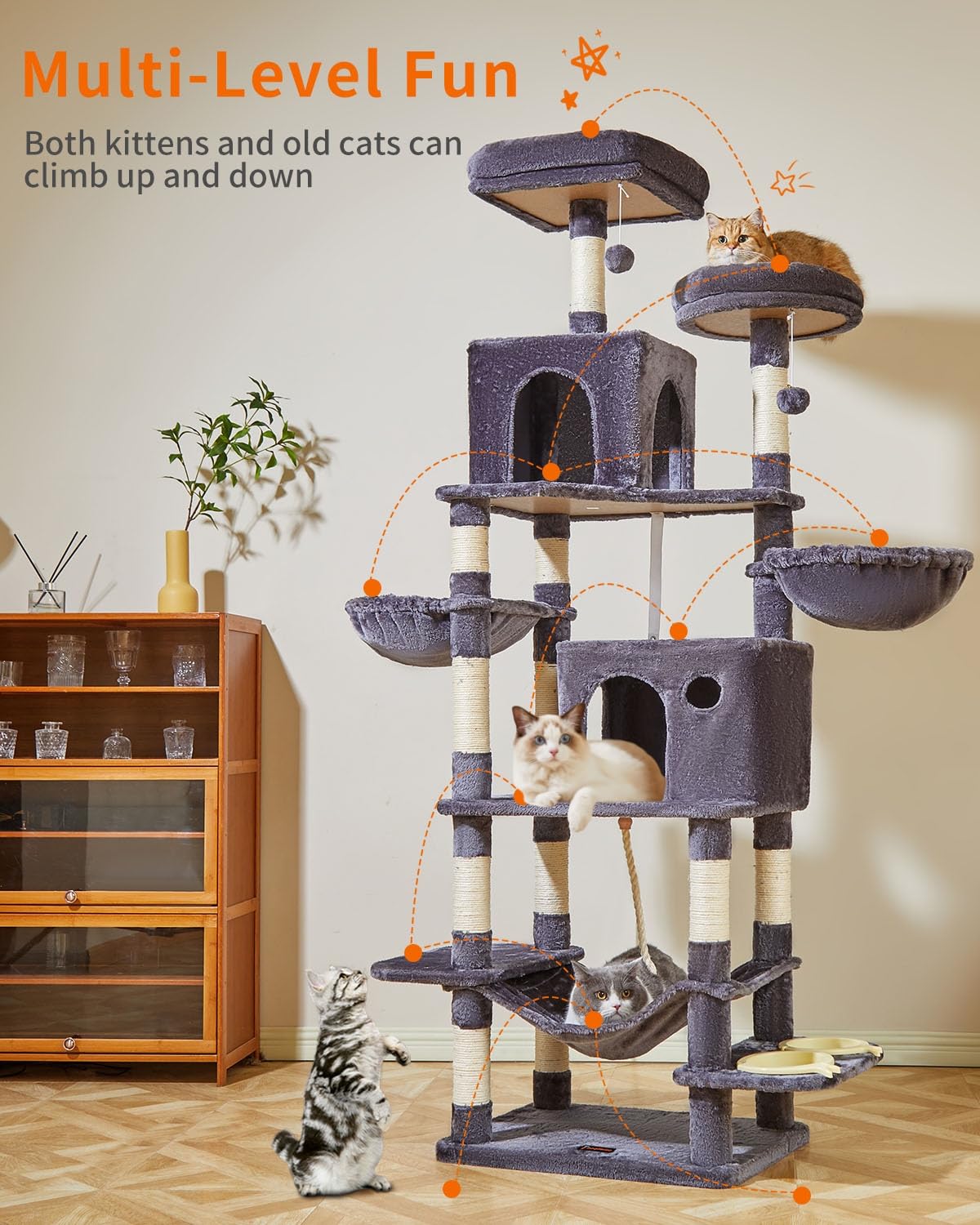 置物 maocat 置物 maocat Amazon.com : Taoqimiao 76-Inch Cat Tree Cat